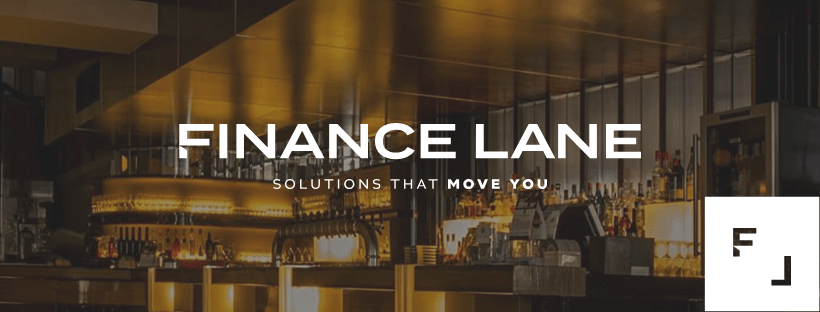 Finance Lane logo displayed over a modern bar interior with warm lighting. PAYG Loan vs Self-Employed Loan